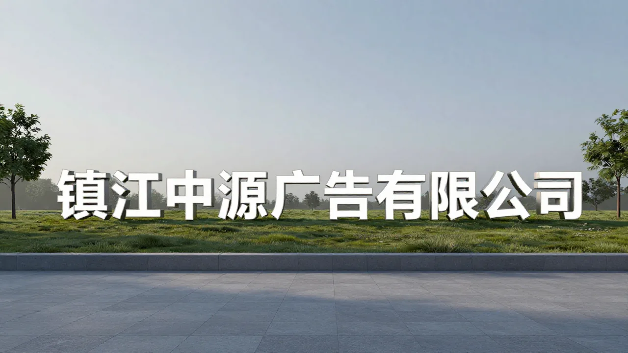 镇江中源广告有限公司 首页主视觉